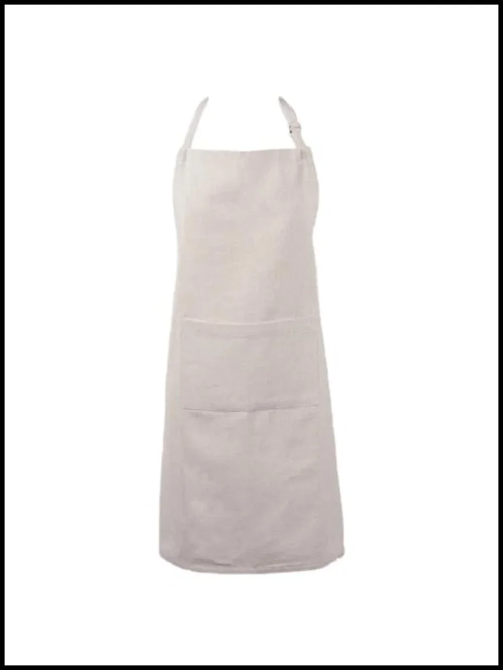100% Cotton Solid Chambray Chef Apron, Adjustable, One Size